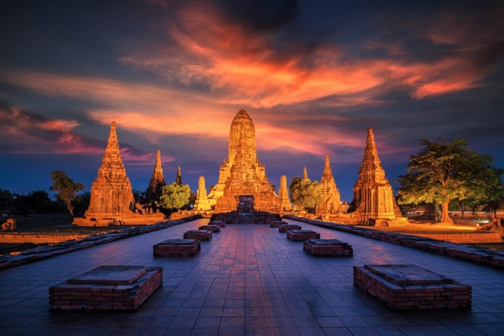 Old,temple,wat,chaiwatthanaram,of,ayutthaya,province(,ayutthaya,historical,park